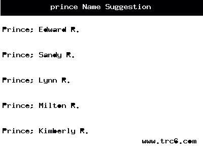 princewilliam name meaning